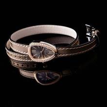 Thumbnail von Bulgari Serpenti 102968 - Serpenti Quartz Grey Dial Diamond Bezel Ladies Watch </h1>