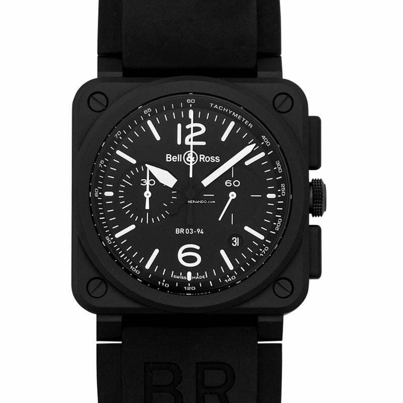  Bell & Ross BR 03-94 Chronographe BR0394-BL-CE - Aviation Automatic Chronograph 42MM </h1> 