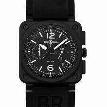 Thumbnail von Bell & Ross BR 03-94 Chronographe BR0394-BL-CE - Aviation Automatic Chronograph 42MM </h1>