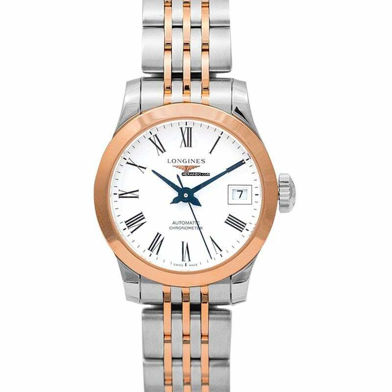  Longines Record L23205117 - Record Automatic White Dial Ladies Watch </h1> 