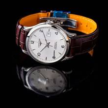 Thumbnail von Longines Record L28214762 - Record Automatic Silver Dial Men's Watch </h1>