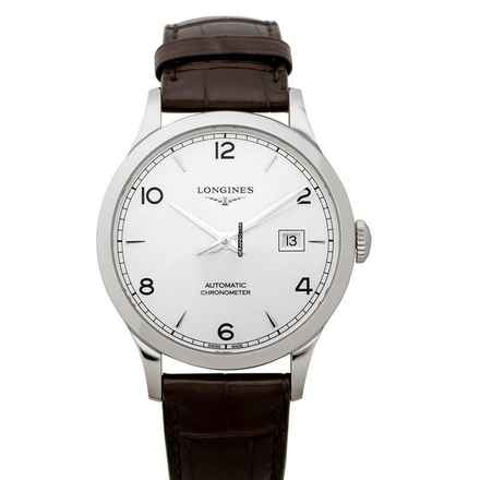  Longines Record L28214762 - Record Automatic Silver Dial Men's Watch </h1> 