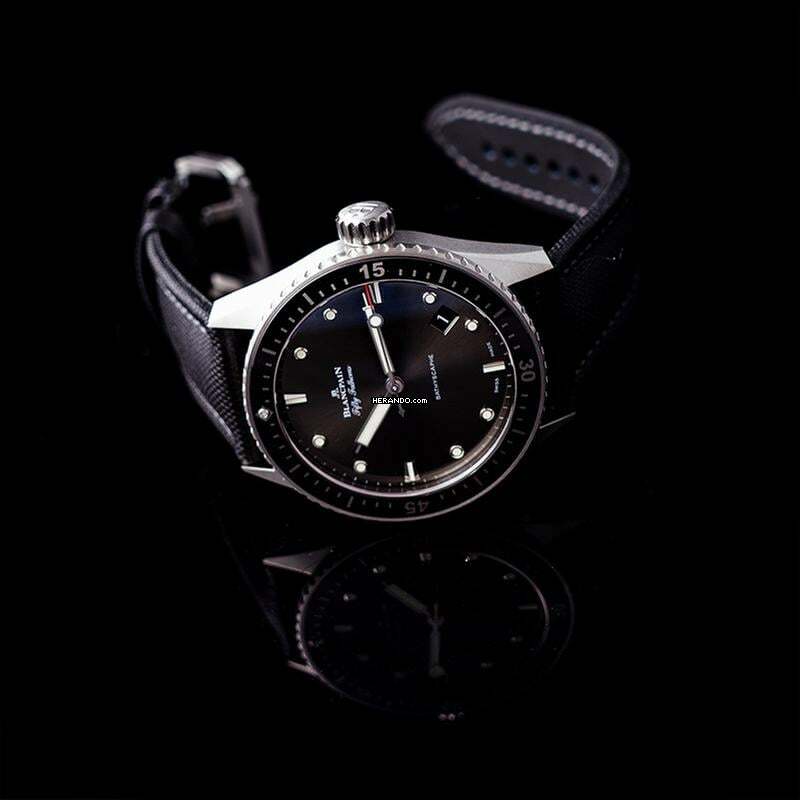 Thumbnail von Blancpain Fifty Fathoms Bathyscaphe 5000-1110-B52A - Fifty Fathoms Meteor 43mm </h1>