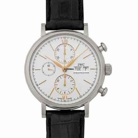  IWC Portofino Chronograph IW391031 - Portofino Chronograph Edition 150 Years Automatic Silver Dial Men's Watch </h1> 