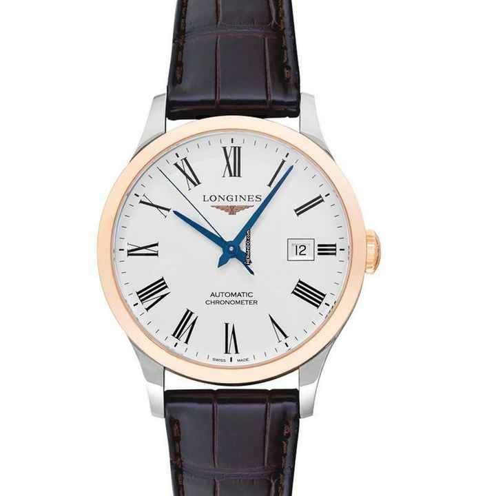  Longines Record L28215112 - Record Automatic White Dial Men's Watch </h1> 
