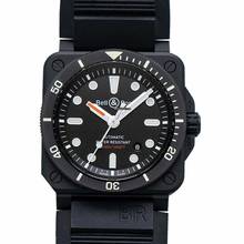 Thumbnail von Bell & Ross BR 03-92 Ceramic BR0392-D-BL-CE/SRB - Instruments BR 03-92 Diver Black Matte Men's Watch </h1>