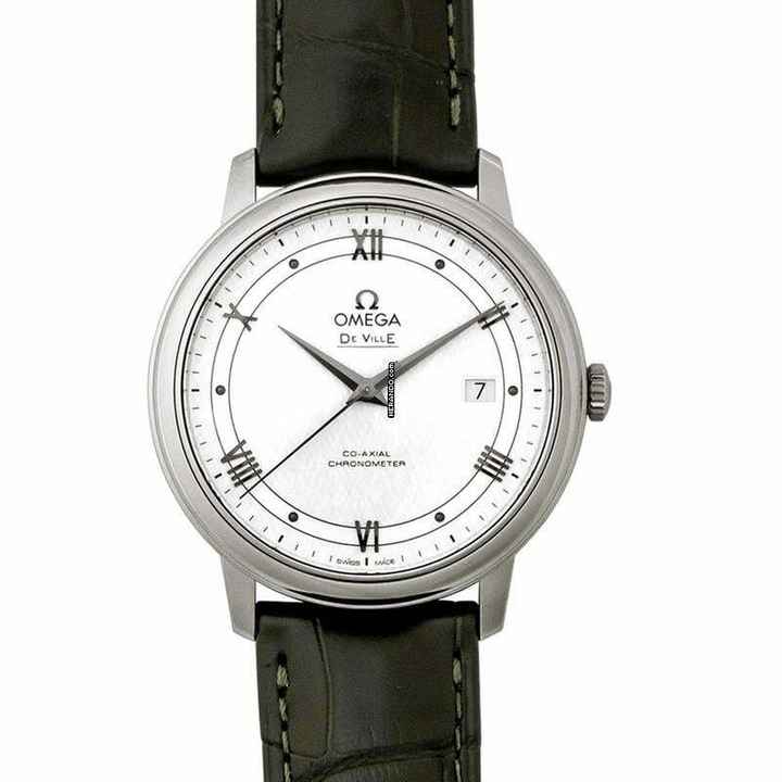  Omega De Ville Prestige 424.13.40.20.02.006 - De Ville Prestige Co-Axial 39.5 mm Automatic Silver Dial Steel Men's </h1> 