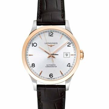 Longines Record L28205762 - Record Automatic Silver Dial Men's Watch </h1> 