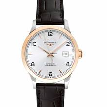 Thumbnail von Longines Record L28205762 - Record Automatic Silver Dial Men's Watch </h1>