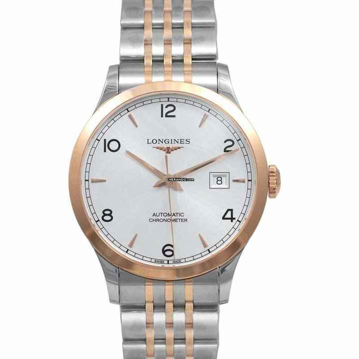  Longines Record L28215767 - Record Automatic Silver Dial Men's Watch </h1> 