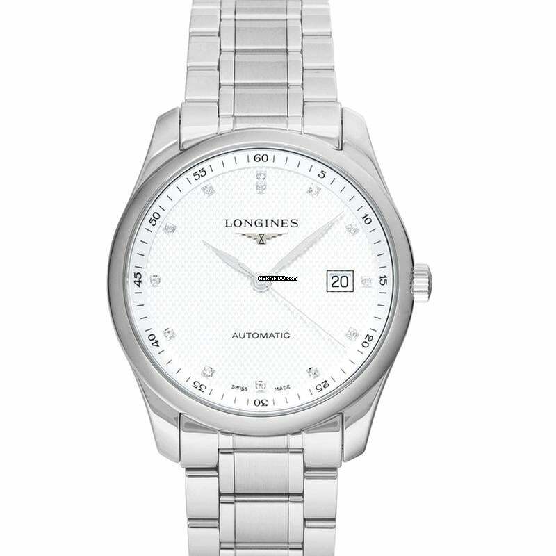  Longines Master Collection L27934776 - Master Collection Automatic Silver Dial Diamond Men's Watch </h1> 