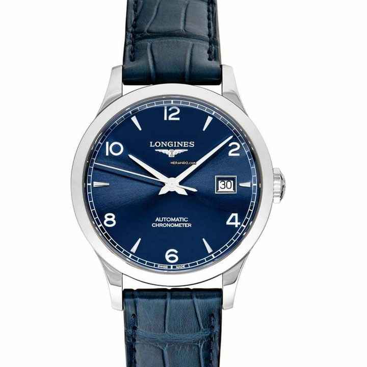  Longines Record L28204964 - Record Automatic Blue Dial Men's Watch </h1> 