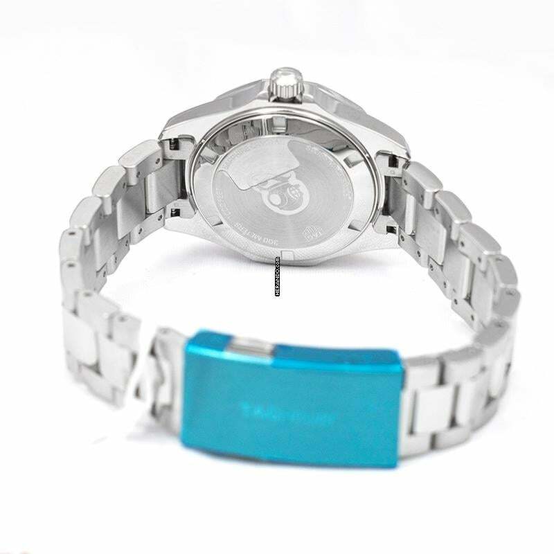 Thumbnail von TAG Heuer Aquaracer Lady WAY131M.BA0748 - Aquaracer Ladies Quartz Black Mother Of Pearl Dial with Diamonds Ladies W </h1>