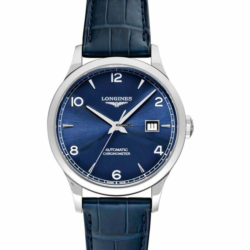  Longines Record L28214964 - Record Automatic Blue Dial Men's Watch </h1> 