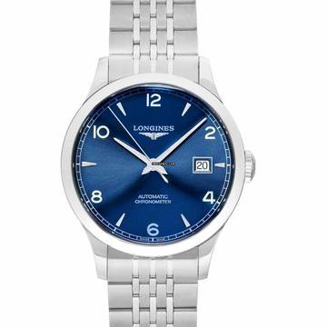  Longines Record L28204966 - Record Automatic Blue Dial Men's Watch </h1> 