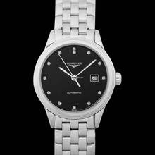 Thumbnail von Longines Flagship L43744576 - Flagship Automatic Black Dial Diamond Ladies Watch </h1>