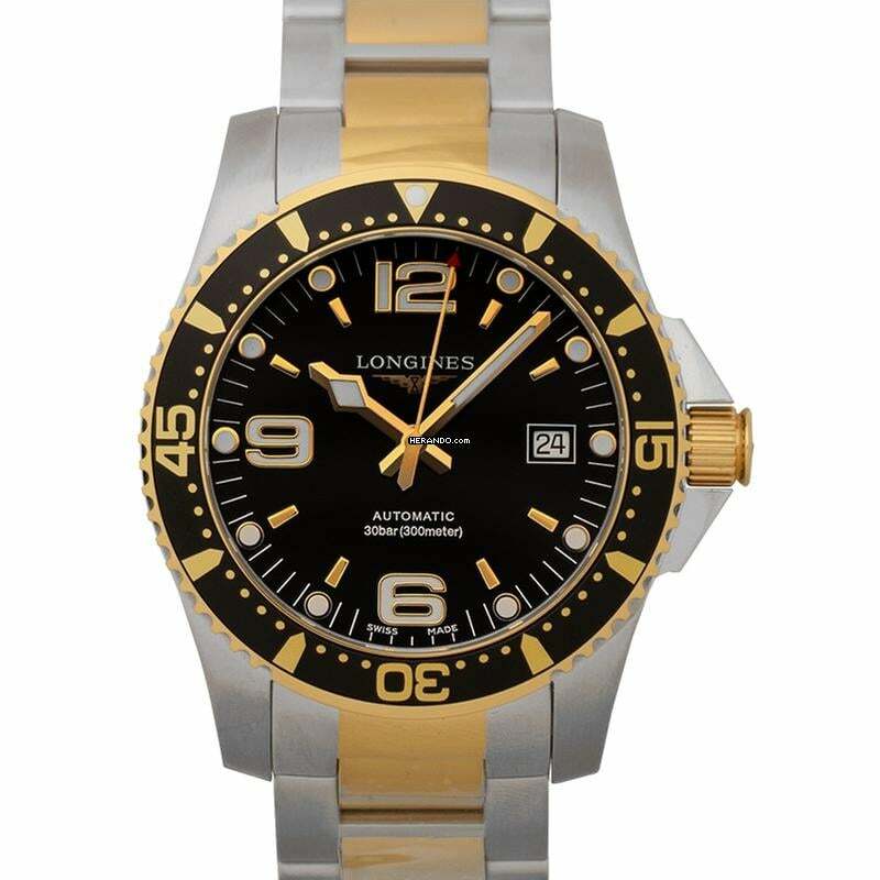  Longines HydroConquest L37423567 - HydroConquest Automatic Black Dial Men's Watch </h1> 
