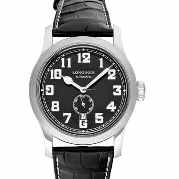  Longines Heritage L28114530 - Heritage Military Automatic Black Dial Men's Watch </h1> 