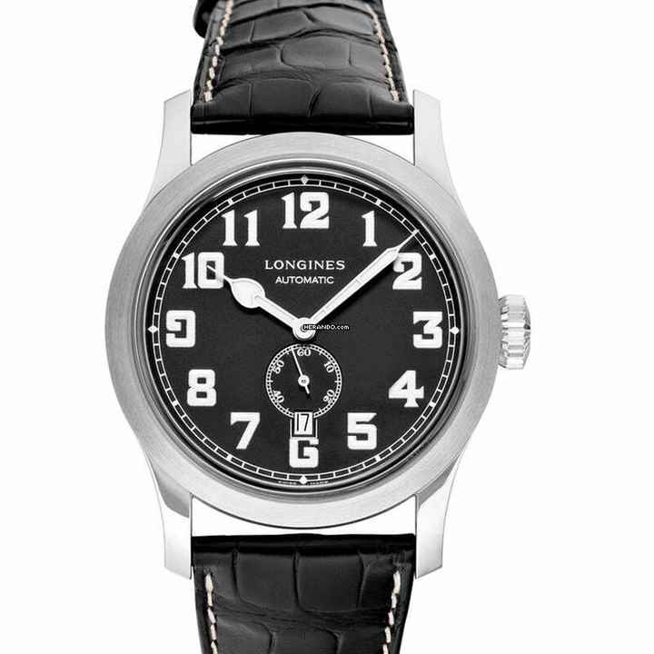  Longines Heritage L28114530 - Heritage Military Automatic Black Dial Men's Watch </h1> 
