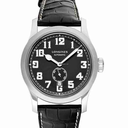  Longines Heritage L28114530 - Heritage Military Automatic Black Dial Men's Watch </h1> 