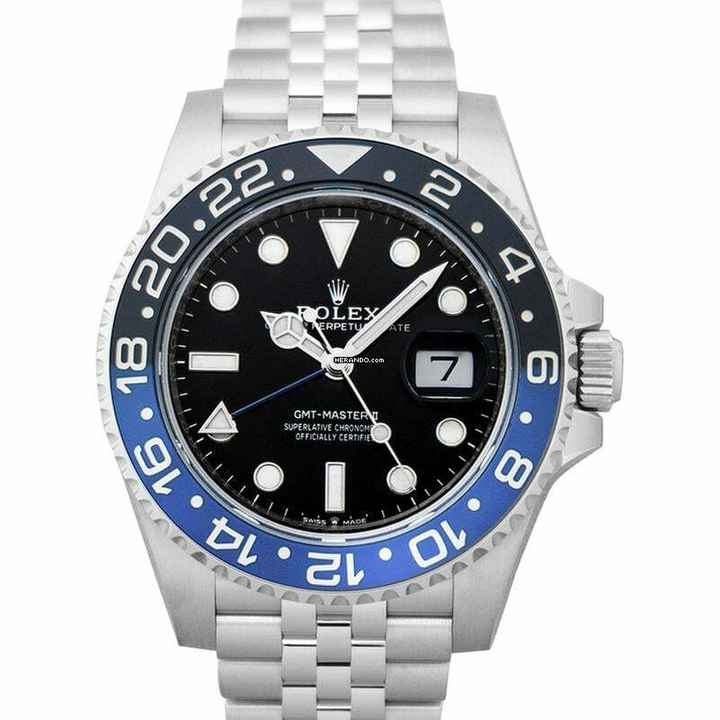  Rolex GMT-Master II 126710BLNR - GMT Master II Batman Steel Automatic Black Dial Men's Watch </h1> 