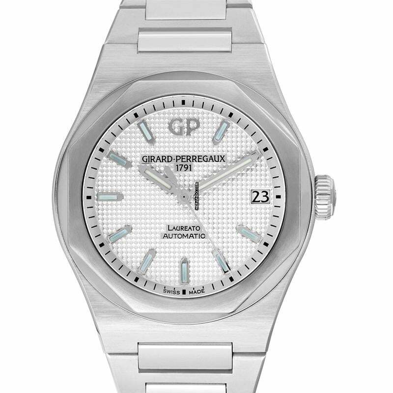  Girard Perregaux Laureato 81010-11-131-11A - Laureato 42 Automatic Stainless Steel Silver Watch </h1> 