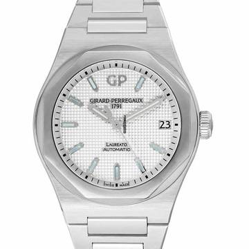  Girard Perregaux Laureato 81010-11-131-11A - Laureato 42 Automatic Stainless Steel Silver Watch </h1> 