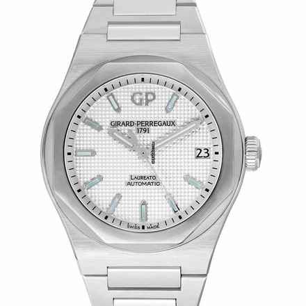 Girard Perregaux Laureato 81010-11-131-11A - Laureato 42 Automatic Stainless Steel Silver Watch </h1> 