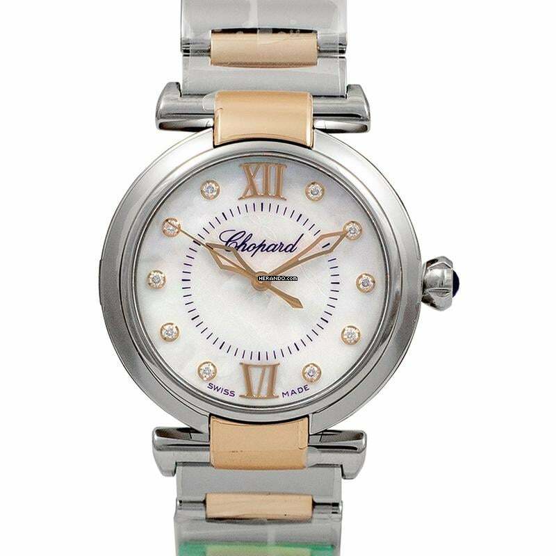  Chopard Imperiale 388563-6014 - Imperiale Automatic Mother of Pearl Dial Stainless Steel Ladies Watch </h1> 