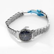 Thumbnail von Longines Elegant L43094976 - Elegant Automatic Blue Dial Diamond Ladies Watch </h1>