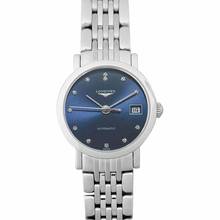 Thumbnail von Longines Elegant L43094976 - Elegant Automatic Blue Dial Diamond Ladies Watch </h1>