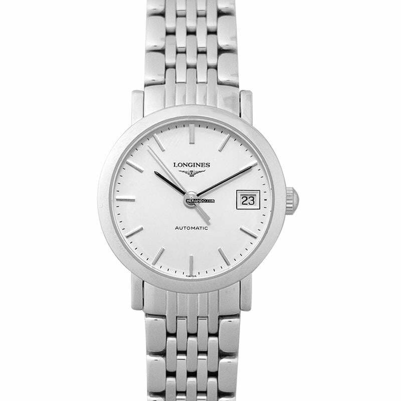  Longines Elegant L43094126 - Elegant Automatic White Dial Ladies Watch </h1> 