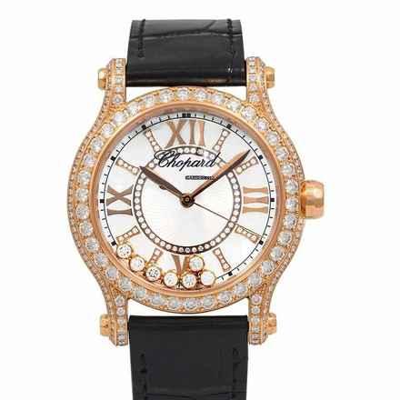  Chopard Happy Sport 274891-5009 - Happy Sport Automatic Mother of pearl Dial 18kt Rose Gold Ladies Watch </h1> 