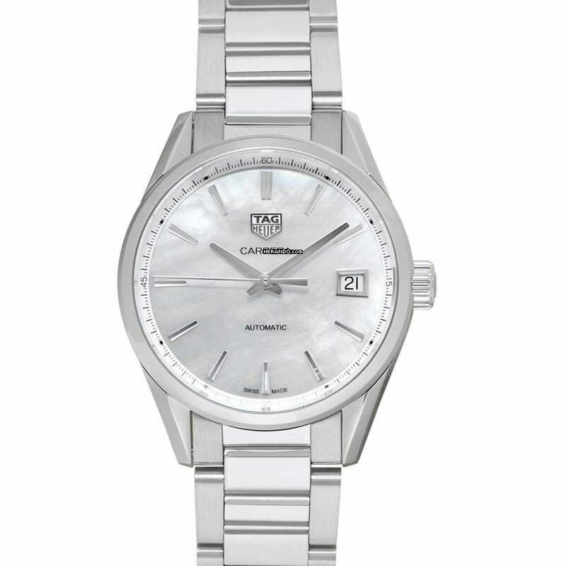 TAG Heuer Carrera Lady WBK2311.BA0652 - Carrera Calibre 5 Ladies Automatic White Dial Ladies Watch </h1>