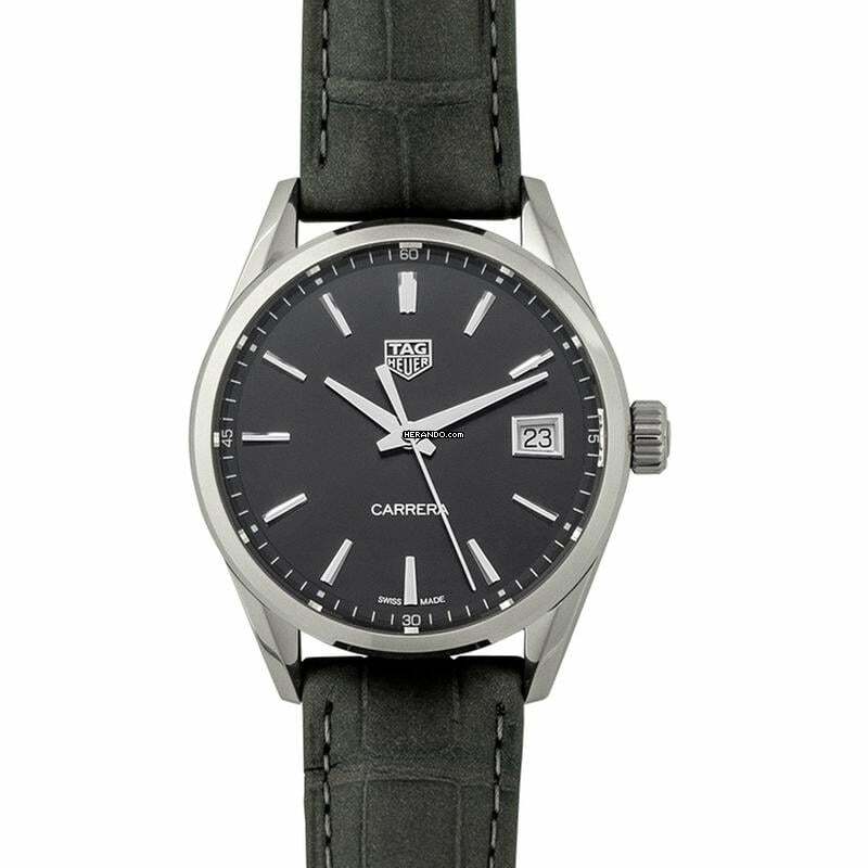 TAG Heuer Carrera Lady WBK1313.FC8260 - Carrera Quartz Grey Dial Unisex Watch </h1>