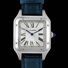 Thumbnail von Cartier Santos Dumont WSSA0022 - Santos-Dumont 43.5 mm Quartz Silver Dial Men's Watch </h1>