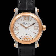 Thumbnail von Chopard Happy Sport 278573-6013 - Happy Sport Automatic Silver Dial Stainless Steel Ladies Watch </h1>