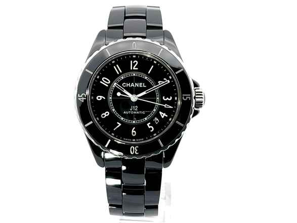  Chanel J12 Automatik 38 Schwarz Ref. H5697 </h1> 