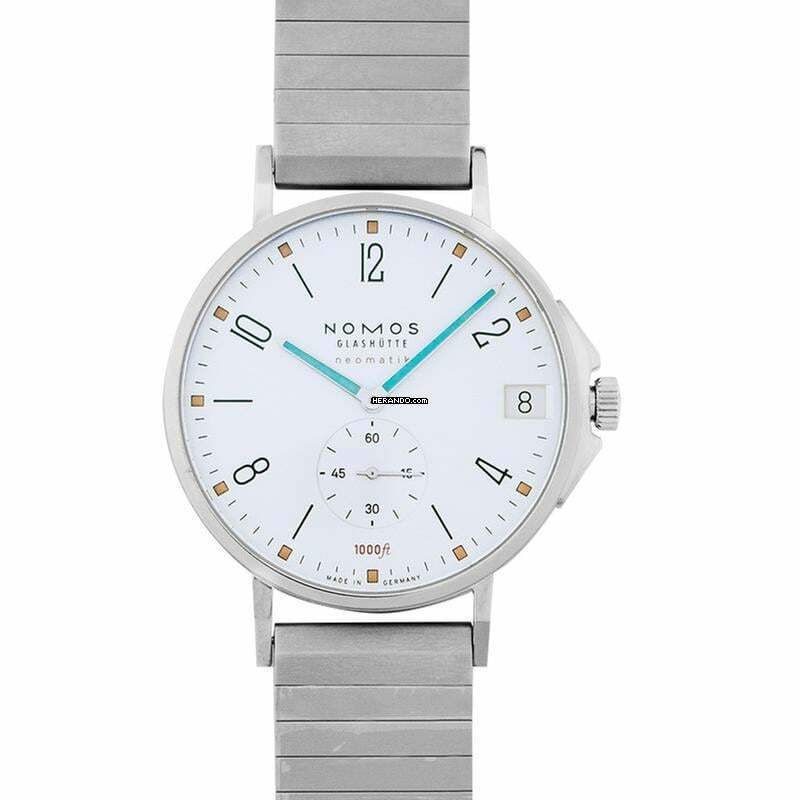  NOMOS Tangente Neomatik 580 - Tangente Sport Neomatik 42 Date Automatic White Silver-plated Dial 42.0mm Men's Watc </h1> 