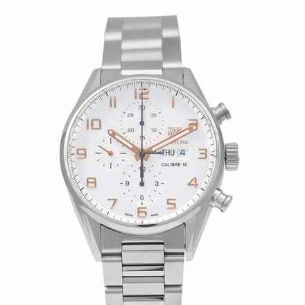  TAG Heuer Carrera Calibre 16 CV2A1AC.BA0738 - Carrera Calibre 16 DD Automatic White Dial Men's Watch </h1> 
