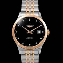Thumbnail von Longines Record L28215577 - Record Automatic Black Dial Men's Watch </h1>