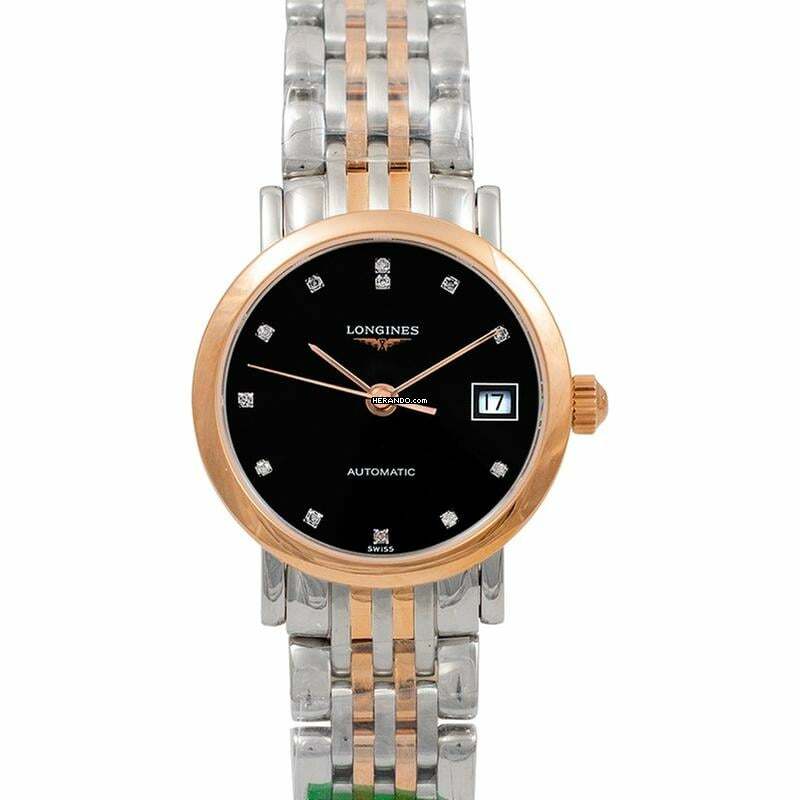  Longines Elegant L43095577 - The Longines Elegant Collection Automatic Diamonds Ladies Watch </h1> 