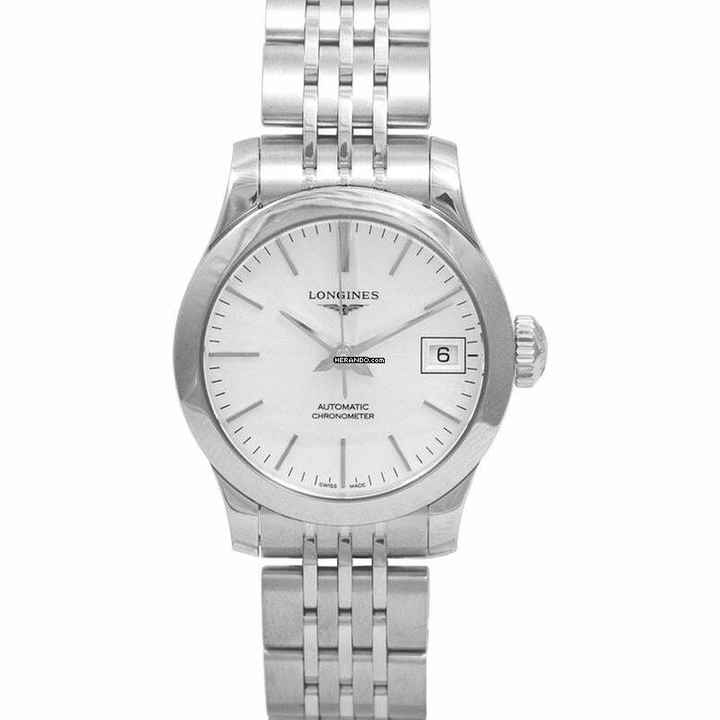  Longines Record L23204726 - Record Automatic Silver Dial Ladies Watch </h1> 