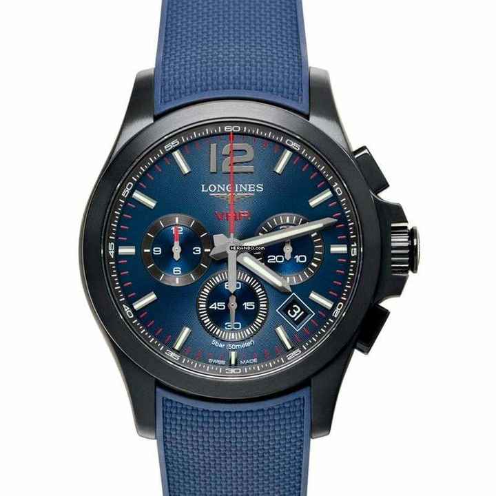  Longines Conquest L37172969 - Conquest VHP Quartz Blue Dial Men's Watch </h1> 