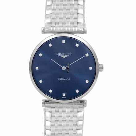  Longines La Grande Classique L49084976 - La Grande Classique de Longines Automatic Blue Dial Diamond Unisex Watch </h1> 