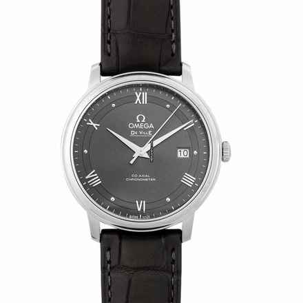  Omega De Ville Prestige 424.13.40.20.06.001 - De Ville Prestige Co-Axial 39.5 mm Automatic Grey Dial Men's Watch </h1> 