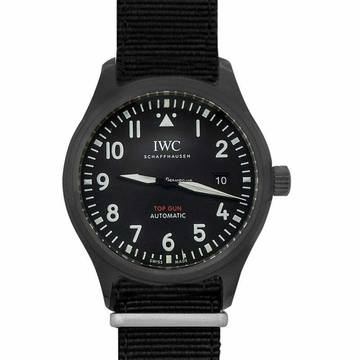 IWC Fliegeruhr IW326901 - Pilot's Watch Automatic Top Gun Automatic Black Dial Men's Watch </h1> 