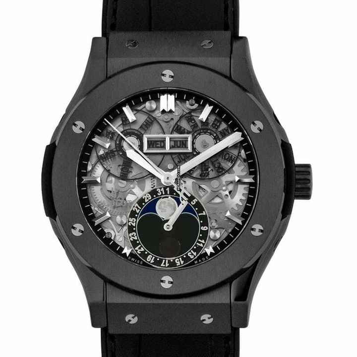  Hublot Classic Fusion Aerofusion 517.CX.0170.LR - Classic Fusion Aerofusion Moonphase Black Magic Automatic Skeleton Dial C </h1> 