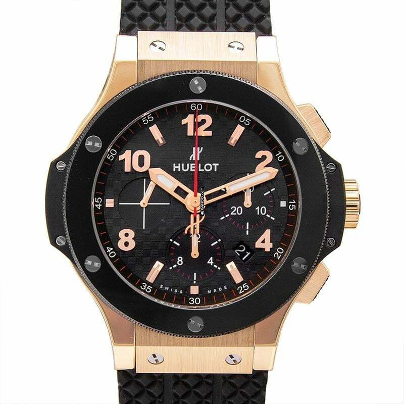 Hublot Big Bang 44 mm 301.PB.131.RX - Big Bang Gold Ceramic Automatic Black Dial 18kt Rose Gold Men's Watch </h1> 