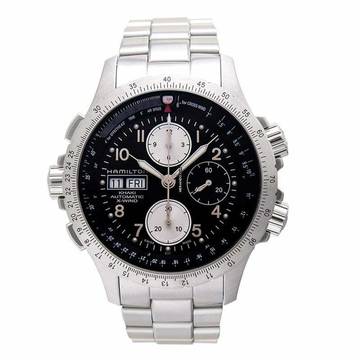  Hamilton Khaki X-Wind H77616133 - Khaki Aviation Automatic Black Dial Stainless steel Men's Watch </h1> 